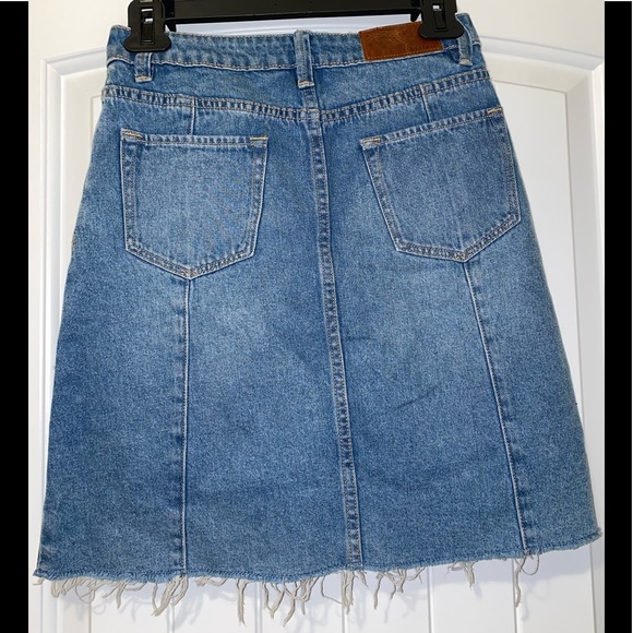 All Saints Denim Skirt - Picture 2 of 6